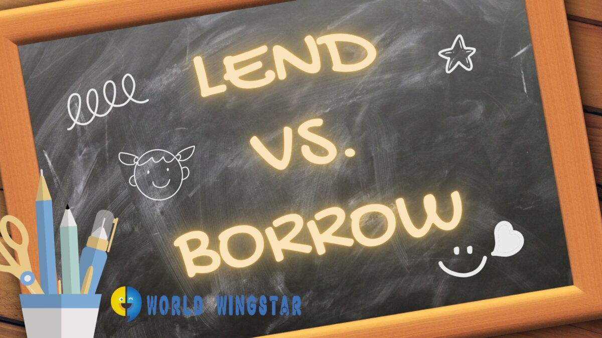 Lend vs. Borrow: この違いは？　初心者が間違えやすい”貸す”と”借りる”